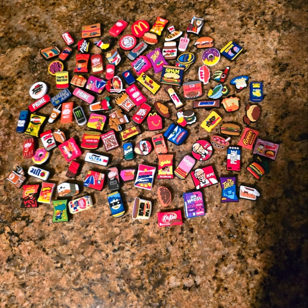Croc charms 105 pieces